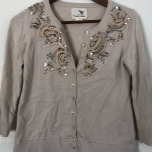 Bead detail cardigan